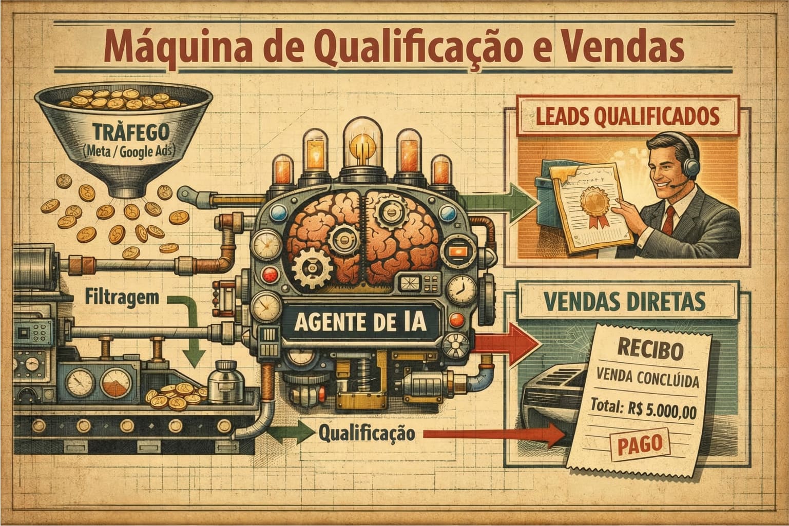 agente de ia para qualificação de leads